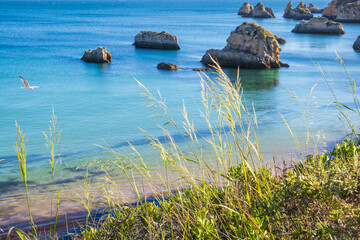 Praia de Boião, beach in the area of Portimão in Portugal