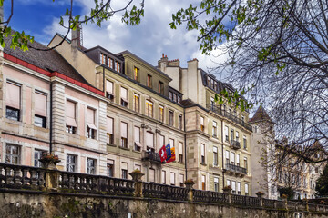 Street in Geneva, Switzerland