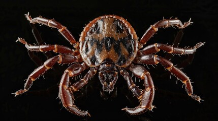 Adult Female Tick of the Order Ixodida