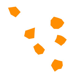 An abstract transparent boho grunge shape pattern design element.