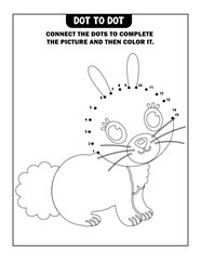 rabbit dot to dot dot to dot book for kids
