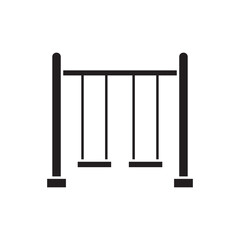 Double Swing icon design, isolated on white background, vector illustration