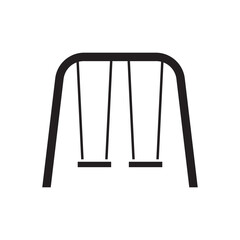 Double Swing icon design, isolated on white background, vector illustration