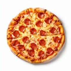 pizza isolated on white background