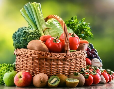 vegetables in a basket