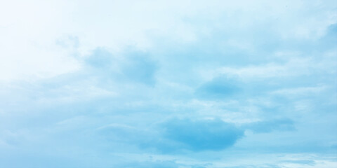 sunny sky blue light watercolor background. Aquarelle painting brush effect card paper textured canvas cloudy smoke space for text, entertaining card, template. aquamarine color graphics illustration