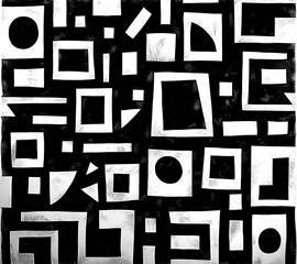 black and white pattern