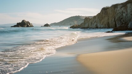 Beach Scenery of San Francisco in Film Shown through a 50mm Lens