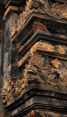 Besakih close-up  Looking at Besakih close-up you _004