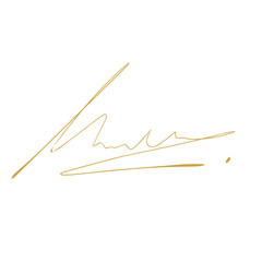 Hand drawn signature 