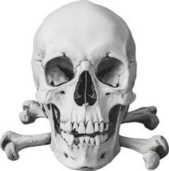 Obraz premium Skull dark mystical illustration 