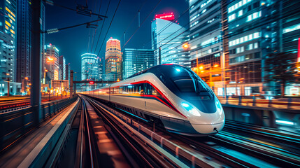 High-speed train network interface visualizing