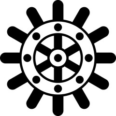 Obraz premium ShipWheel Icon