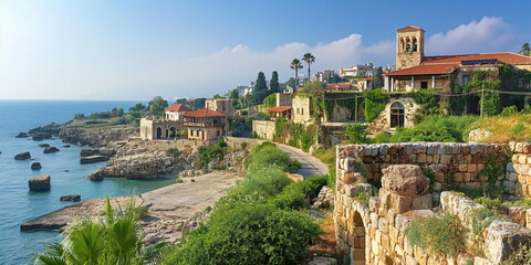 Byblos in daylight Byblos an ancient city on the c_007