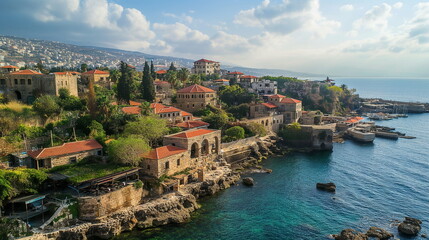 Byblos in daylight Byblos an ancient city on the c_009