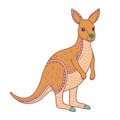 illustration of a kangaroo