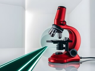 microscope in laboratory
