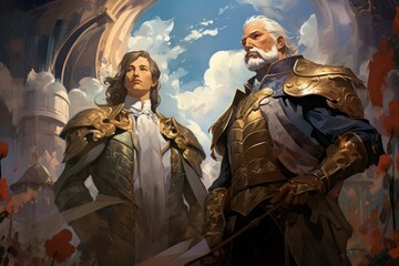 A stalwart and valiant paladin, sworn to protect the innocent and uphold justice. - Generative AI