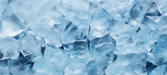 Fototapeta premium Expressive Ice Texture with High Fidelity for Cool Background or Design Elements