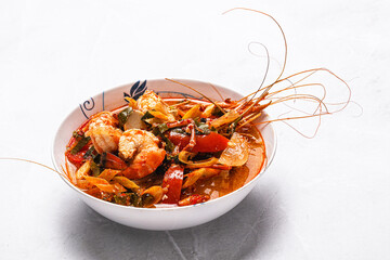 Thai traditional Tom Yum soup