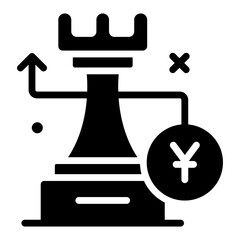 Premium design icon of financial strategy

