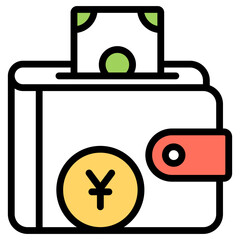 Perfect design icon of wallet

