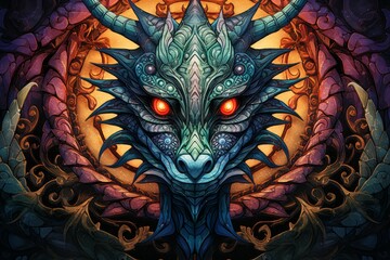 A wise and ancient dragon, with scales that shimmer in the sunlight and the power of ancient magic. - Generative AI