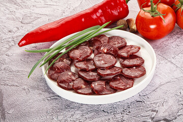Wild Bear meat homemade sausages