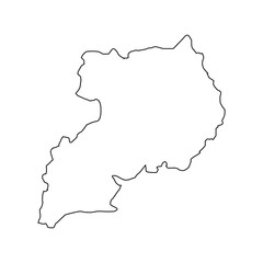Uganda map
