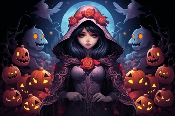 A ruthless and calculating necromancer, raising armies of the undead to do their bidding. - Generative AI