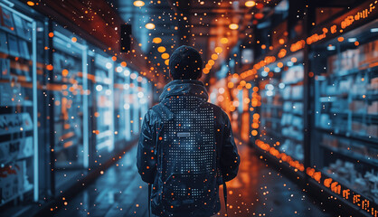 AI-Powered Shopping Spectacle, Witness the spectacle of AI-driven commerce in action