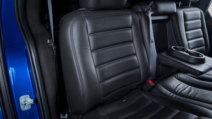 Fototapeta premium Back seat in a car