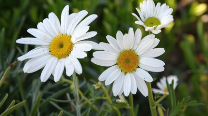 Obraz premium Lovely White Daisy Flowers