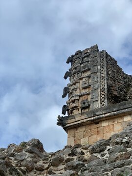 Cuadr&aacute;ngulo de las monjas en Uxmal, Yucat&aacute;n M&eacute;xico, mundo Maya