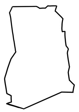 recommend clip art: Ghana map outline