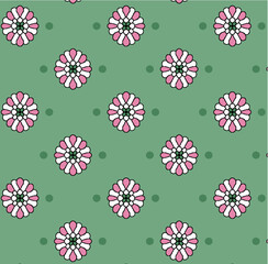 seamless floral pattern digital print design 