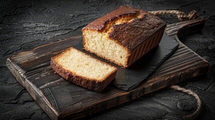  A loaf and two slices of bread on separate cutting boards