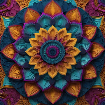 a colorful design with a design that says  mandalas .