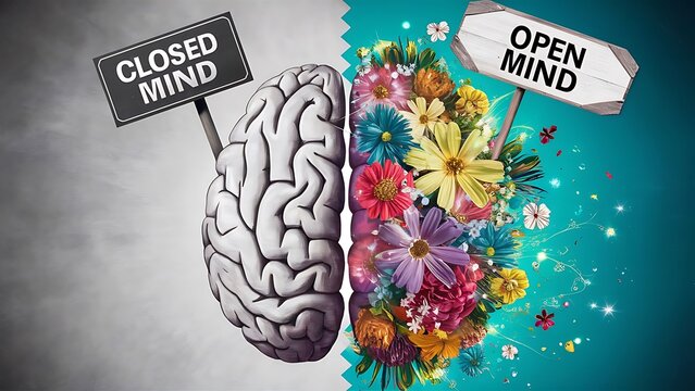 Closed mind vs open mind 