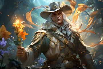 A skilled and versatile ranger, navigating the wilderness with ease and unleashing deadly arrows. - Generative AI