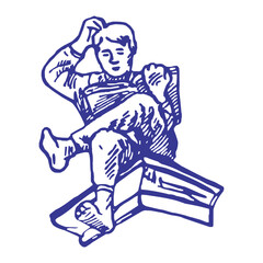 sketch of a person