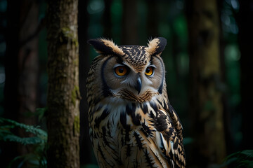 great horned owl