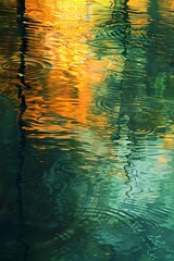 Capture the serene beauty of a lakeside bathed in golden sunlight