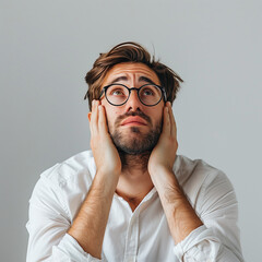 Fototapeta premium frustrated man