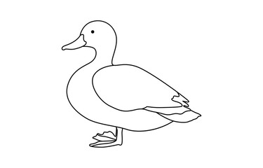 Mommy duck. duck, fast delivery, Mommy duck, duck Continuous single one line art drawing,
Duck single continuous one line out line vector art drawing and tattoo design. Vector duckling little hand dra
