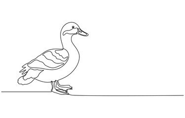 Mommy duck. duck, fast delivery, Mommy duck, duck Continuous single one line art drawing,
Duck single continuous one line out line vector art drawing and tattoo design. Vector duckling little hand dra