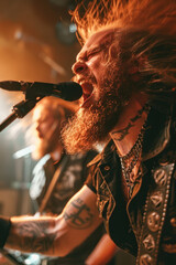 Metal Band Headbanging Close-up, Celebrate the diversity of Music : La Fête de la Musique.