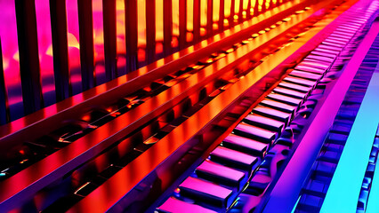 Obraz premium Beyond the Brushstroke - AI Creates Textures Full of Unexpected Beauty