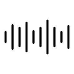 Soundtrack Vector Line Icon Design