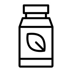 Herbal Vector Flat Icon Design